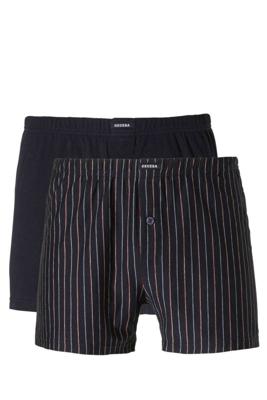 2-pak heren boxershort Fox packet 2260 - Heren onderbroek - Heren ondergoed - 3XL - Navy - Onderbroek heren heren heren heren heren heren heren