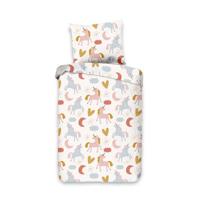 Good Morning katoenen ledikant dekbedovertrek - thumbnail