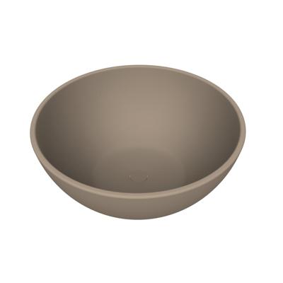 Waskom Arcqua Prince Opbouw 38x14 cm Rond Mat Truffel Arcqua Waskom Arcqua Prince Opbouw 38x14 cm Rond Mat Truffel Arcqua