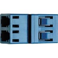 Telegärtner 100007143 Connector voor glasvezelkabels Blauw 1 stuk(s) - thumbnail