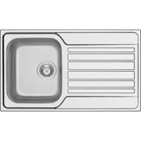 Spoelbak Uitstortgootsteen Van Marcke Charon 1B 86x50 cm RVS Go by Van Marcke - thumbnail