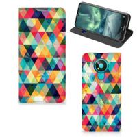 Nokia 3.4 | Hoesje met Magneet | Geruit - thumbnail