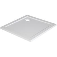 Xellanz Luxe Vierkante Douchebak 90x90cm - SMC Glans Wit - thumbnail