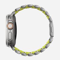 Nomad Stratos Titanium Strap Apple Watch 44mm / 45mm / 46mm / 49mm Naturel/Volt - thumbnail