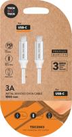 Tech One Tech TEC2204 USB-C naar USB-C kabel 1 m - thumbnail