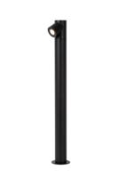 Lucide IBAMBA - Sokkellamp - LED - 1x6W 3000K - IP65 - Zwart - thumbnail