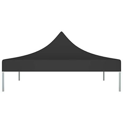 VidaXL Partytentdak 270 g/m² 2x2 m zwart