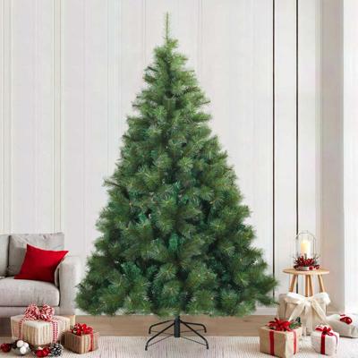 Kunstmatige Inklapbare Kerstboom Groen 240 cm PVC, staal