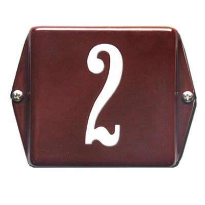 Emaille huisnummer oor Emaille huisnummer oor