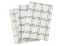 LIVARNO Theedoeken of servetten (Ruiten/groen/blauw/beige) - thumbnail