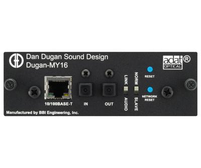 Yamaha Dugan-MY16 automixer interface kaart