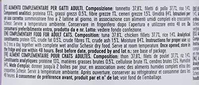 Schesir Tonijn met Kip in Bouillon natvoer kat 70 gram - thumbnail