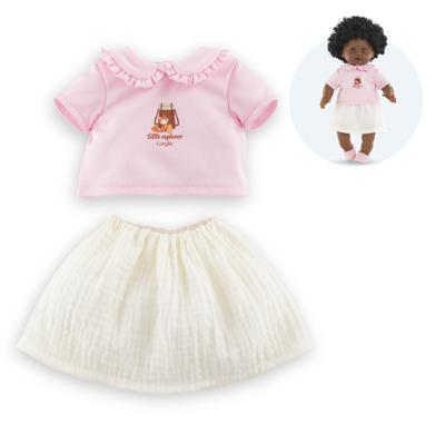 Corolle t-shirt met jurkje kleine ontdekker - 30cm