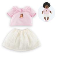 Corolle t-shirt met jurkje kleine ontdekker - 30cm - thumbnail