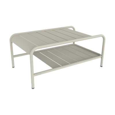 Fermob Luxembourg tuintafel laag 90x55 cm Clay Grey