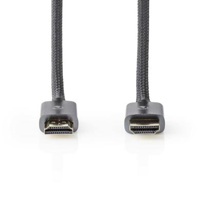 Nedis CVTB35000GY30 HDMI kabel 3 m HDMI Type A (Standaard) Zwart