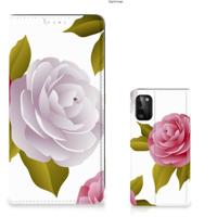 Samsung Galaxy A41 Smart Cover Roses - thumbnail