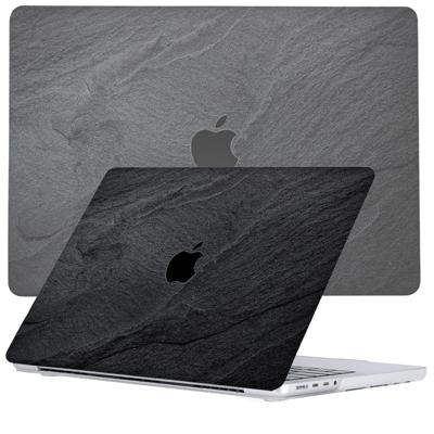 Lunso MacBook Pro 14 inch (2021-2024) cover hoes - case - Black Stone