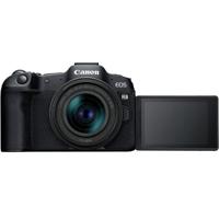 Canon 5803C013 EOS R8+RF 24-50MM F4.5-6.3 IS STM 24.2MP full-frame spiegelloze camera Tot 40 fps continu Dual Pixel CMOS AF II 4K tot 60p Vari-hoek scherm Bluetooth&WiFi Zwart volledige grootte - thumbnail