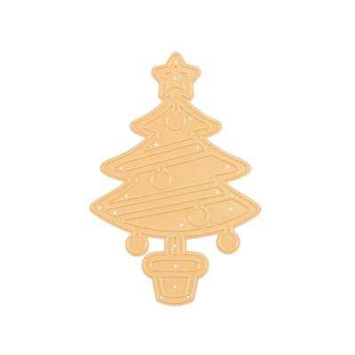 Nellie's Choice • shape die kerstboom versierd