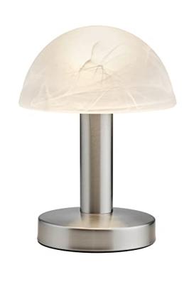 Trio TafellampjeFynn Ii nikkel met wit glas - 599100107
