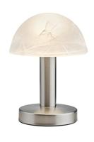 Trio TafellampjeFynn Ii nikkel met wit glas - 599100107 - thumbnail
