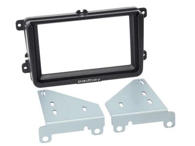 2-DIN Paneel Padbay incl. iPad Mini bracket Seat - Skoda - Volkswagen Kleur: Zwart