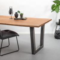 Sohome Eettafel 'Farron' boomstam, 300 x 100cm, kleur naturel - thumbnail