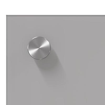 VidaXL Keuken spatscherm lichtgrijs 80 x 50 cm gehard glas