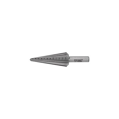 Promat/Tecwerk Getrapte plaatboor | boorbereik 3-14 mm | HSS-Co totale lengte 58 mm | snedeaantal 2 - 4000862021