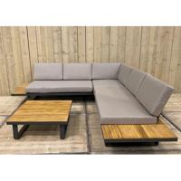 Dilos loungeset antraciet hoekset L253 x B253 cm Eurofleur Aanbieding - Eurofleur aanbieding - thumbnail
