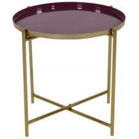 Marrakesh bijzettafel paars 43 cm - thumbnail