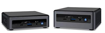 Intel NUC BXNUC10I7FNK2 PC/workstation barebone i7-10710U 1,1 GHz UCFF Zwart BGA 1528