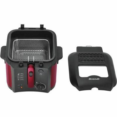 Frituurpan Brandt FRI25R Zwart Rood 1 kg 2,5 L