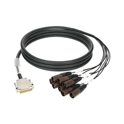 Klotz TAN08DM01.0 8-kanaals analoge D-Sub naar XLR kabel 1 meter