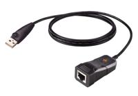 ATEN KVM Kabel [1x USB - 1x RJ45-bus] 1.2 m Zwart - thumbnail