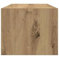 Tv-meubelen 2 st 80x31x25,5 cm bewerkt hout artisanaal eiken - thumbnail