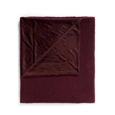 Essenza Essenza Teddy plaid Plum wine 150x200