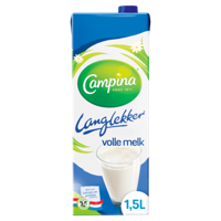 Campina Langlekker Volle Melk Voordeelpak 1,5 L bij Jumbo - thumbnail
