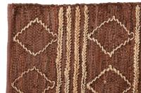 Tapijt Home ESPRIT Bruin Ruiten 160 x 230 x 1 cm - thumbnail