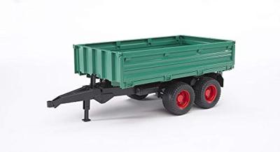 bruder Dubbelassige kiepwagen met afneembare top modelvoertuig - thumbnail