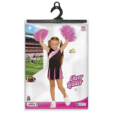 Cheerleader kind zwart/roze
