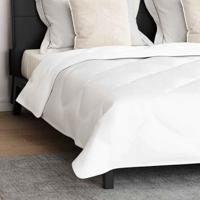 Winter Dekbed met kussen 3 pcs Wit 240 x 200 cm Microfibre - thumbnail