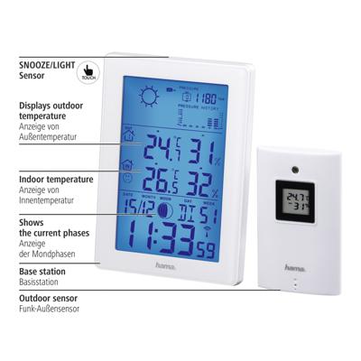 Hama Weerstation EWS-3200 Wit - thumbnail
