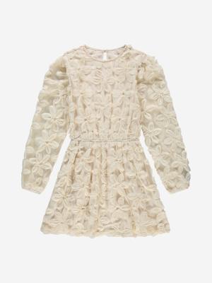 Nik&Nik zomer jurk meisjes - taupe - Dakota