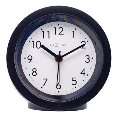 Tafelwekker 10,5 cm x 3,6 cm - stille, verlichte wijzerplaat - NeXtime "Circle"