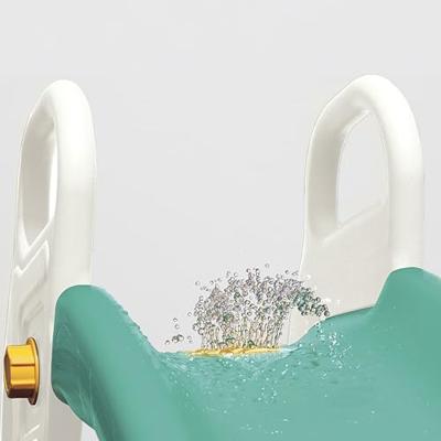 Dolu Big Waterglijbaan 145x166x78 cm Wit/Groen