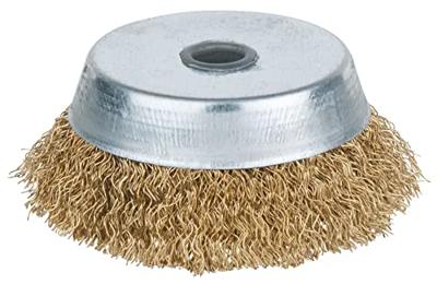 KS Tools Brozeplus potborstel, tinbrons, gegolfd, Ø 85 mm 963.9597 9639597 1 stuk(s)