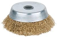 KS Tools Brozeplus potborstel, tinbrons, gegolfd, Ø 85 mm 963.9597 9639597 1 stuk(s) - thumbnail