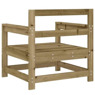 Tuinstoelen 2 st gempregneerd hout